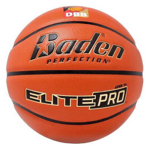 Basketball KEMPA "Basketball Baden Elite Pro DBB" Gr. 6, orange, Bälle, Herren, 6
