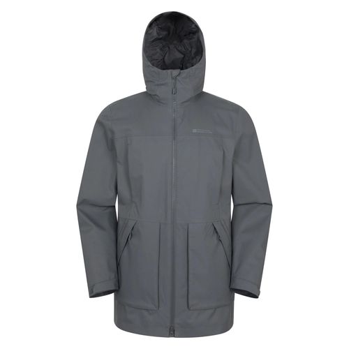 Mountain Warehouse Heren Harbour Waterdichte Jas (Grijs)