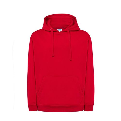 JHK Heren Kangoeroezak Hoodie (Rood)