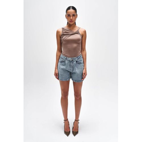 BENU Mokka cupro blouse