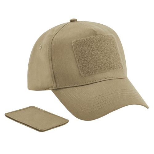 Beechfield Unisex Volwassen Verwijderbare Flard Honkbalpet (Woestijnzand)