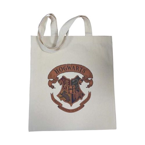 Harry Potter Zweinstein Crest draagtas (Beige)