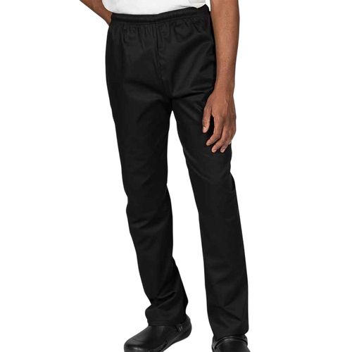 Dennys Unisex koksbroek voor volwassenen (Zwart)