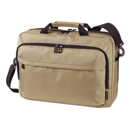 Halfar - Schultertasche "Mission", Business (Beige)