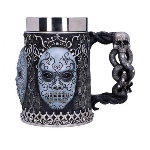 Harry Potter - "Neon Death Eater Mask" Humpen, Voldemort, 600ml (Schwarz)