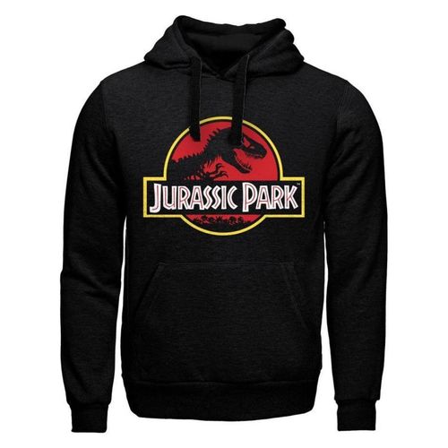 Jurassic Park Herenlogo Hoodie (Zwart)
