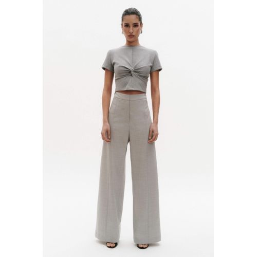 BENU graues gedrehtes Damen-T-Shirt