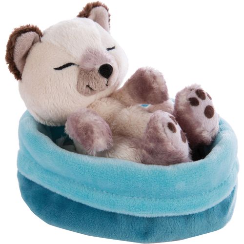 Kuscheltier NICI "Sleeping Pets, Katze Siam, 12 cm", bunt, Plüschfiguren, KinderB:9cm H:12cm L:10cm, Kuscheltier, im Körbchen, B:9cm H:12cm L:10cm