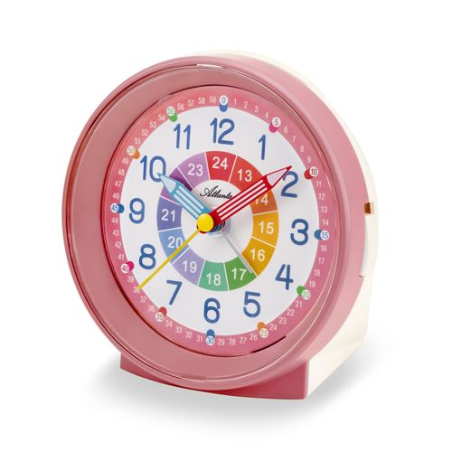 Kinderwecker ATLANTA, rosa, Wecker, Kinder