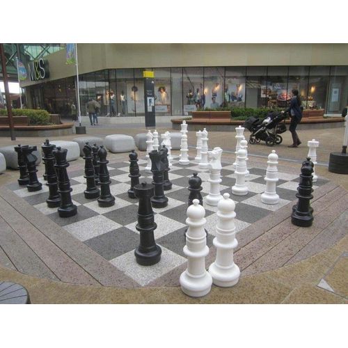 XXXL Giga Schach, bis zu 94 cm, PVC-UV Geschutzt - Ohne Brett