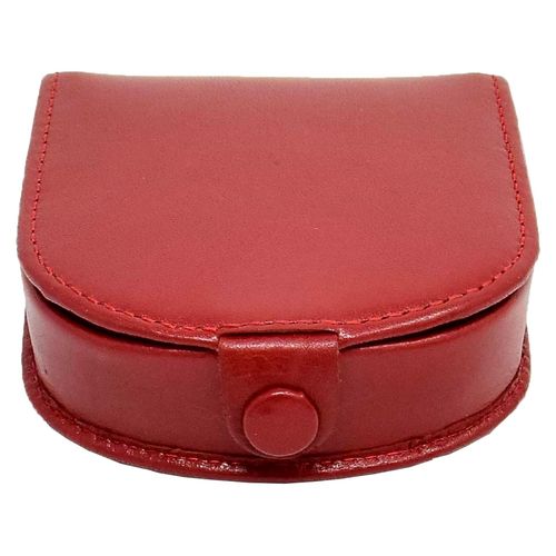 DR437 Hufeisen Luxus Leder Münzen Geldbörse rot, rot, S, Hufeisen