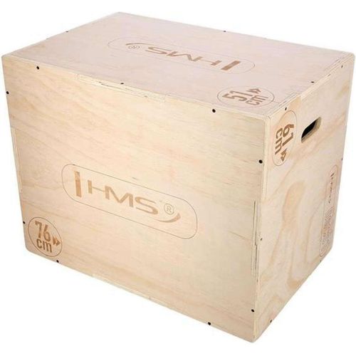 HMS Fitness DSC01, Einzelne plyometrische Box, Holz, Holz, 51 cm, 76 cm, 51 cm