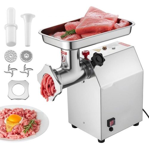 Kommerzieller Elektrischer Fleischwolf 4,17 kg/Min - Professionelle Wurstmaschine für Küche - Hochleistung Fleischverarbeitung