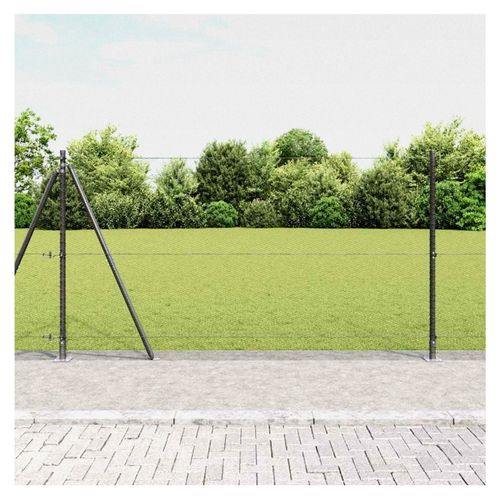 Zaunpfosten Grau 100 x 1,2 m (13 mm Maschenabstand) für Gartenzaun, Weidezaun, Hundezaun und Hühnerzaun