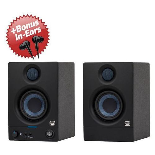 Presonus Eris 3.5BT Studio Monitor-Boxen 2nd Gen + Bonus In-Ear Kopfhörer