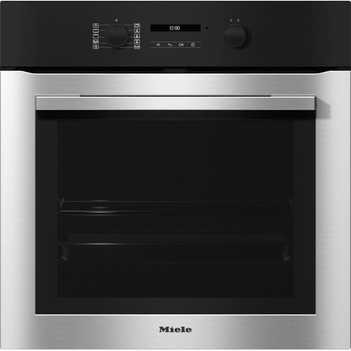MIELE Pyrolyse Backofen "H 2761 BP", Energieeffizienz: A+ (A+++-D), silber (silberfarben), B:59,5cm H:59,6cm T:56,9cm, Backöfen, Geringster Reinigungsaufwand dank Pyrolyse sowie per WLAN vernetzbar