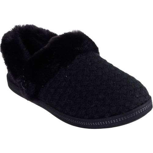 Skechers Cozy Campfire Frosty Promise Polyester Dames Zwarte Slippers