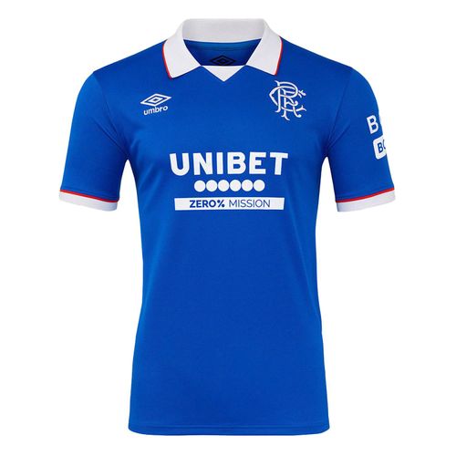 Umbro Heren 25/26 Rangers FC Thuisshirt met korte mouwen (Lapis Blauw)