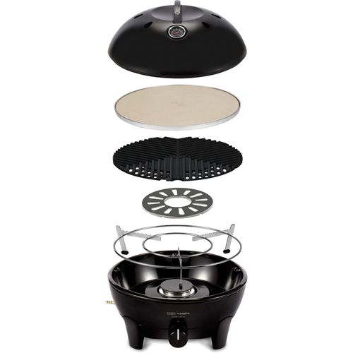 Cadac Glamp Chef 40 BBQ / Pizza Stone 30mbar Gasgrill Campinggrill ø 40 cm 5610C-35-04-EF