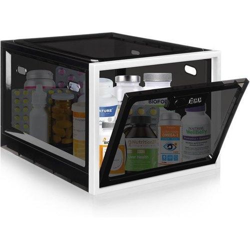 Transparente Medikamentenbox 12,6L mit 3-Ziffern-Code