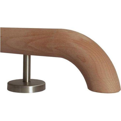 Holzlehne - Eschelehne - Innenraumnutzung - Unbehandelte Esche - Ø 42 mm - Holzfarbig
