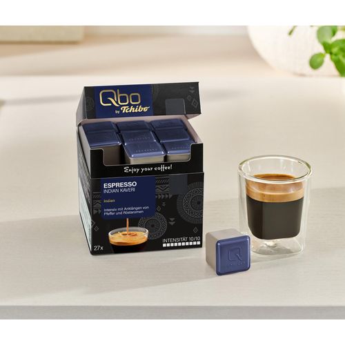 Qbo Espresso Indian Kaveri - 144 Kapseln - Intensität: 10/10