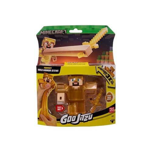 Goo Jit Zu MINECRAFT S4 GOLD ARMOR STEVE