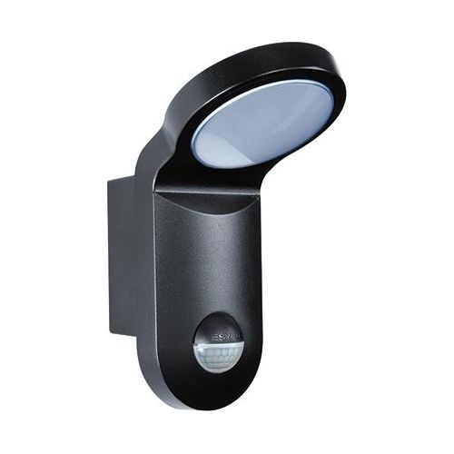 ESYLUX AOL 100 LED 5K, Wandbeleuchtung für den Außenbereich, Schwarz, Aluminium, Kunststoff, IP55, Fassade, II