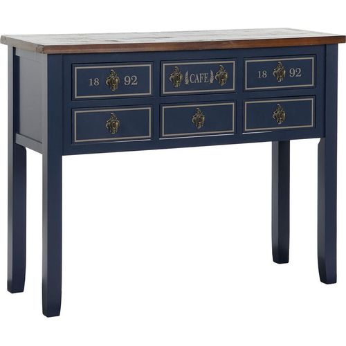 Eingangshalle Home ESPRIT Braun Marineblau 103 x 35 x 80 cm