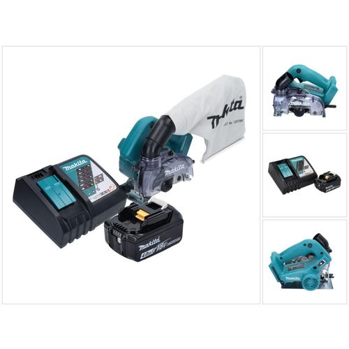 Makita DCC 500 RM1 Akku Diamantschneider 18 V 125 mm Brushless + 1x Akku 4,0 Ah + Ladegerät