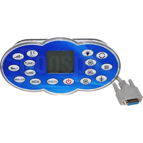 Bedienfeld KL8-2H für Whirlpool-Steuerung mit LCD-Display, Audioanschluss und 3-Pumpen-Management