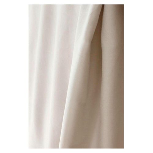 Zack Satin Volant Betthusse aus 100% Baumwolle, Höhe 60 cm, Beige, 180 x 200 cm