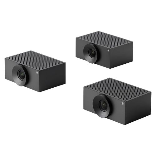 Jabra Cam Crew Konferenzkamera Full HD 3 Kameras KI-Sprechererkennung für große Meetingräume
