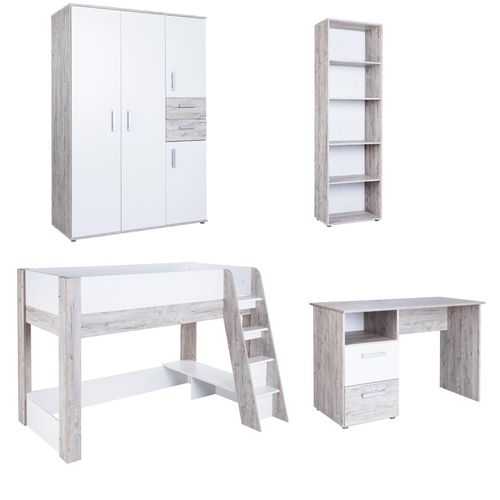 SCHULKINDZIMMER Komplettset Bente 4-tlg
