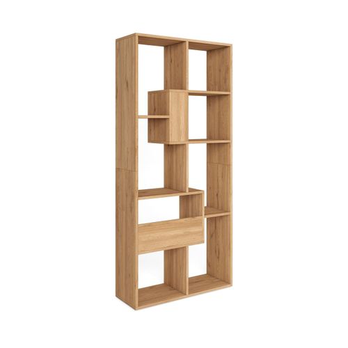 REGAL Bibliothek, Eiche, 67/31/162cm