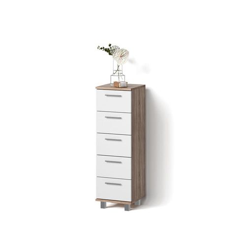 BADSCHRANK Eisak Sonoma 30 x 95 cm