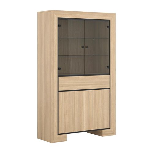 GESCHIRRSCHRANK Lucius Holz und Schwarz
