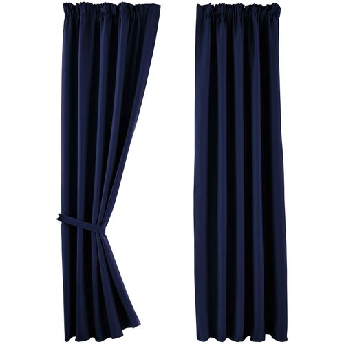 VORHANG 2ER SET NEWYORK HxB 225x295 cm Blau