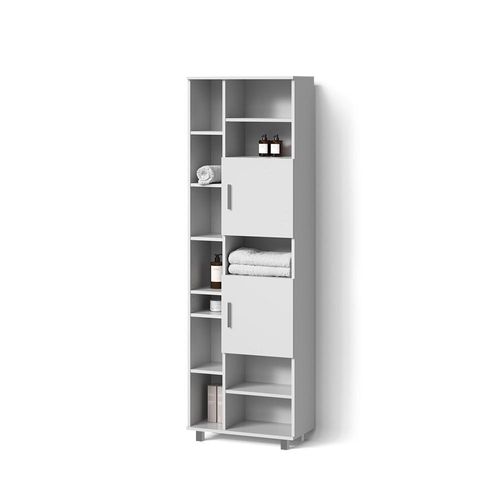 BADSCHRANK Eisak Weiß 60 x 190 cm