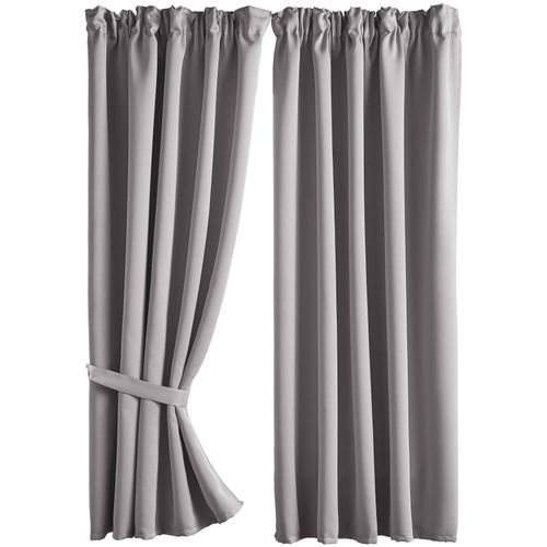 VORHANG 2ER SET NEWYORK HxB 245x140 cm Grau
