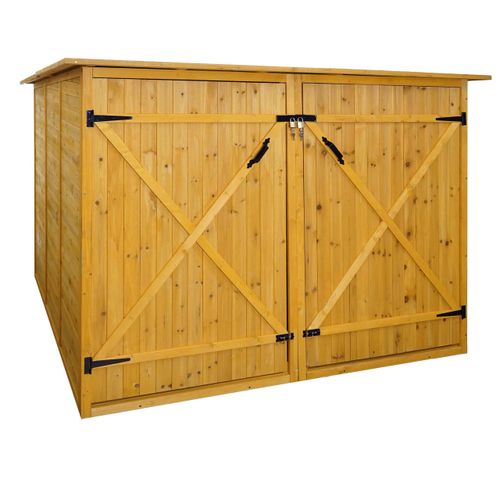 2ER-FAHRRADGARAGE Braun