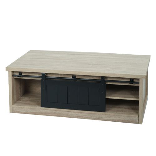 COUCHTISCH Buche Dekor, Schwarz