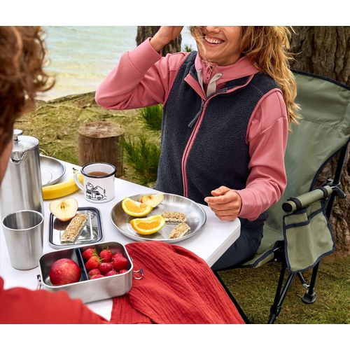 Tchibo - Kapuzen-Sweatjacke - Damen - Gr. XS - rosé