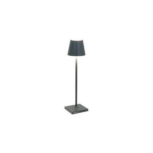 Zafferano Akkuleuchte Poldina Pro Micro 27,5 cm Dunkelgrau
