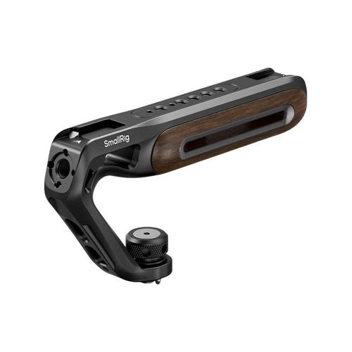 SmallRig 5252 Wooden Top Handle with 1/4''-20 and ARRI 3/8''-16 Locating Screw