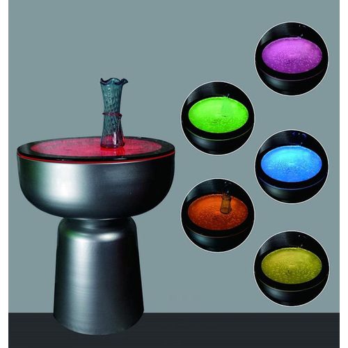 Design Tisch Wasser Säulen Säule Water Sofa Tische LED Beistell Tische Säulen