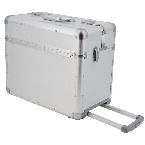 Sonovo Pilotenkoffer XXL Excelsior Aluminium silber ca. 50 x 42 x 25,5 cm 45165