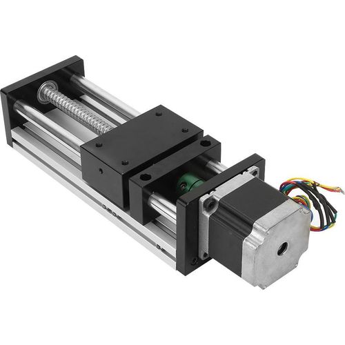 Lineare Führungsschiene mit Doppelwellen-Kugelgewindetrieb und 57-Motor (Effektiver Hub 500 mm, Gewindestange 1204)
