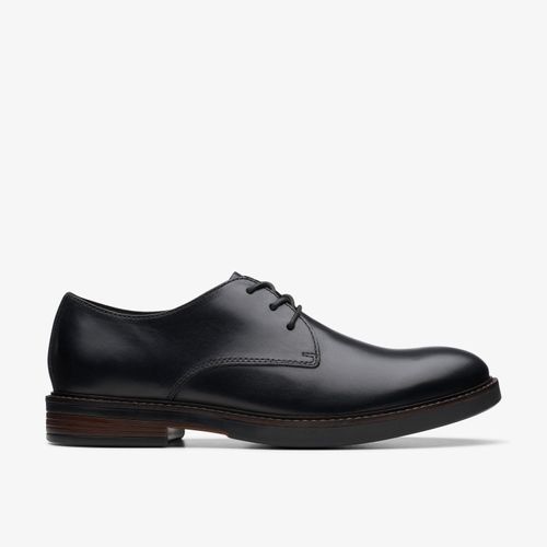 Paulson Einfache Schwarze Leder Schuhe