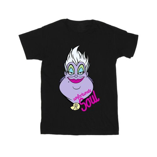 Disney Heren Schurken Ursula Ongelukkige Ziel T-Shirt (Zwart)